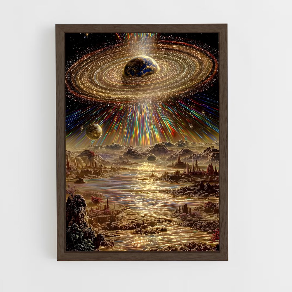 Poster Halo Céleste – affiche Art spatial (vue 5)